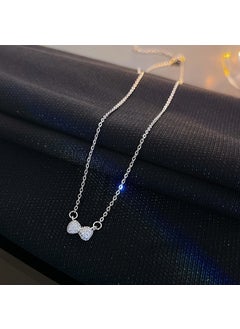 Fashion Ins Necklaces Wholesale Bow tie silver necklace