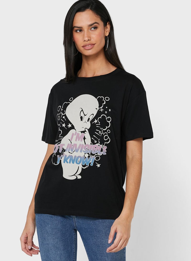 DIFUZED Universal - Casper - Women's Short Sleeved T-Shirt - Image 1