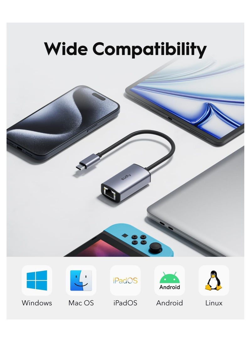 cudy USB-C to Ethernet Adapter | UE10C - Image 3