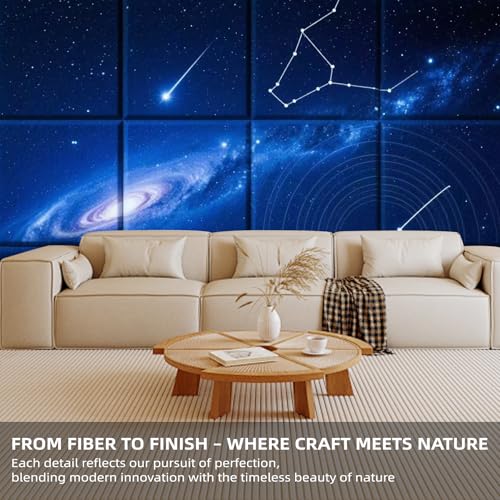 Temgcuam 12 Pack Art Acoustic Panels, TEMGCUAM Self-Adhesive Sound Absorbing Wall Panels, 48"×36" Decorative Acoustic Treatment Panels for Home Office, Studio, Ceiling & Media Room - Image 2