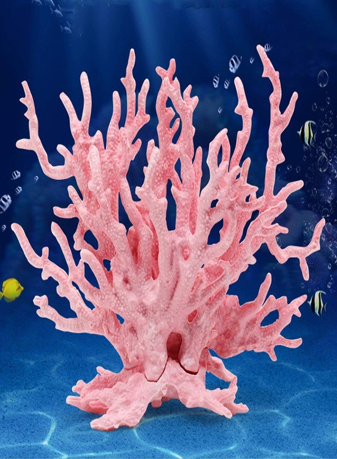 Besimple Artificial Aquarium Coral Ornament Plastic Fish Tank Plants Decoration for Aquarium Landscape (Pink) - Image 1