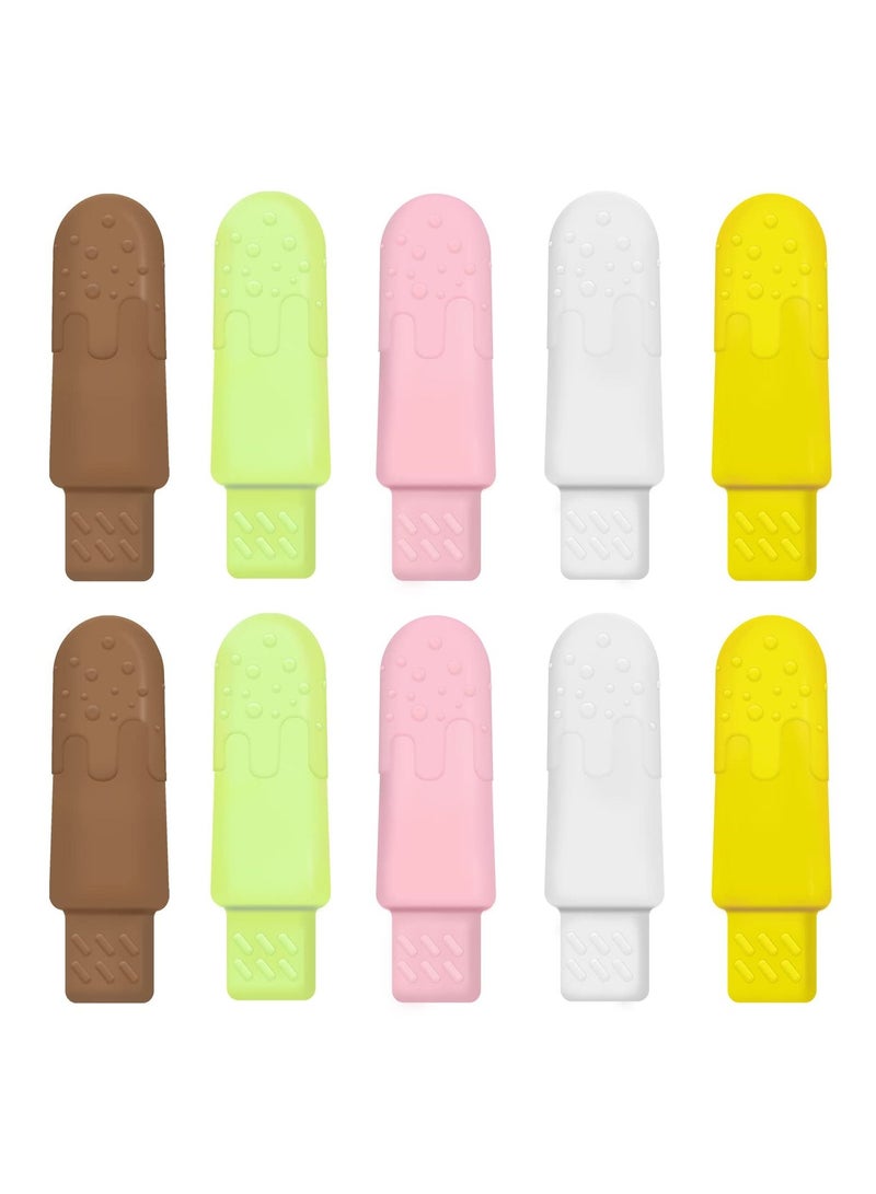SYOSI 10 PCS Aligners Chewies for Aligner Chompers Chewies , 5 Flavors Aligner Trays Dental Chewies, 5 Colors (White, Brown, Pink, Green, Yellow) - Image 1