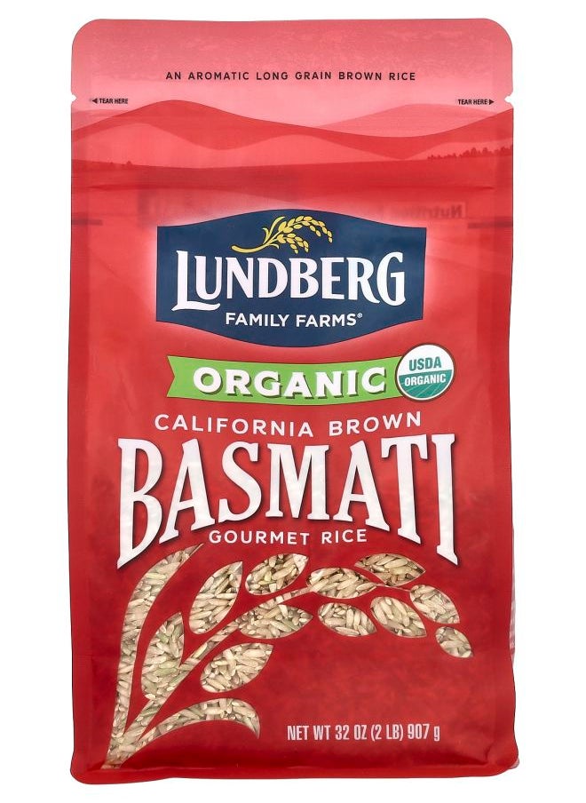 Lundberg - Organic California Brown Basmati Gourmet Rice 2 lb (907 g) - Image 1