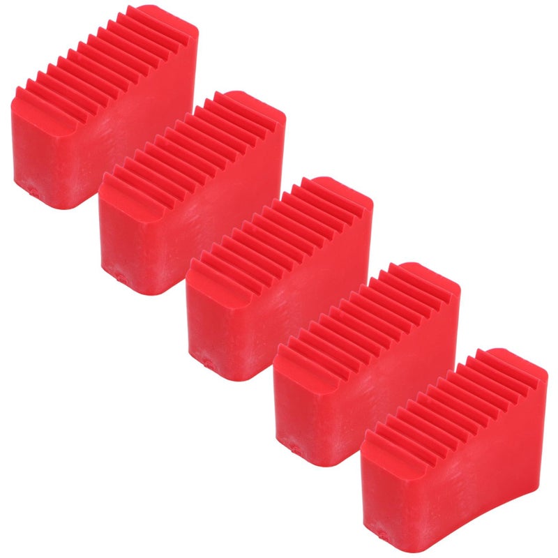 5pcs Anti Slip Rubber Ladder Leg Mats Durable Feet Covers for Home RV Use - Image 2