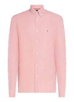 TOMMY HILFIGER Regular Fit Flex Cotton Classic Poplin Stripe Shirt  - Image 5