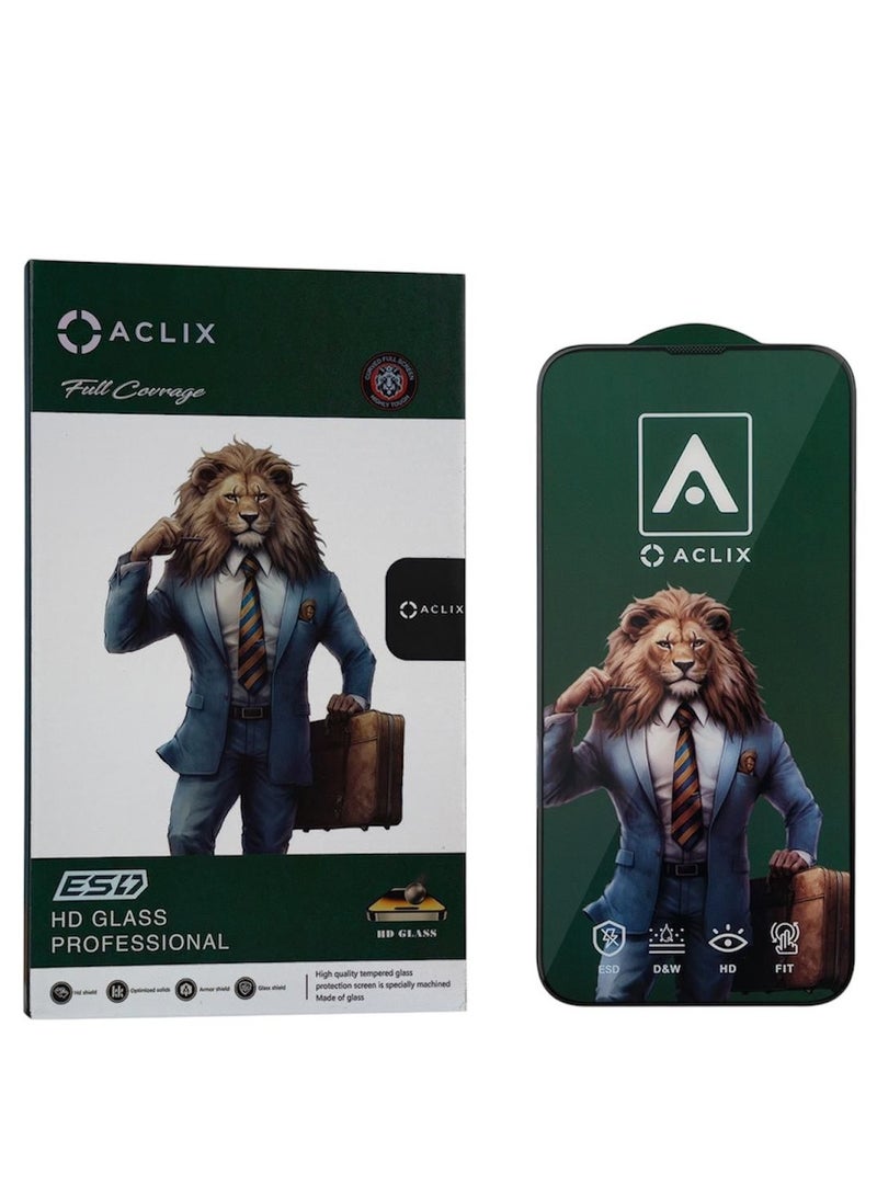 ACLIX 2.5D Full Cover Tempered Film Screen Protector Glass For iPhone 14 6.1 inch Clear