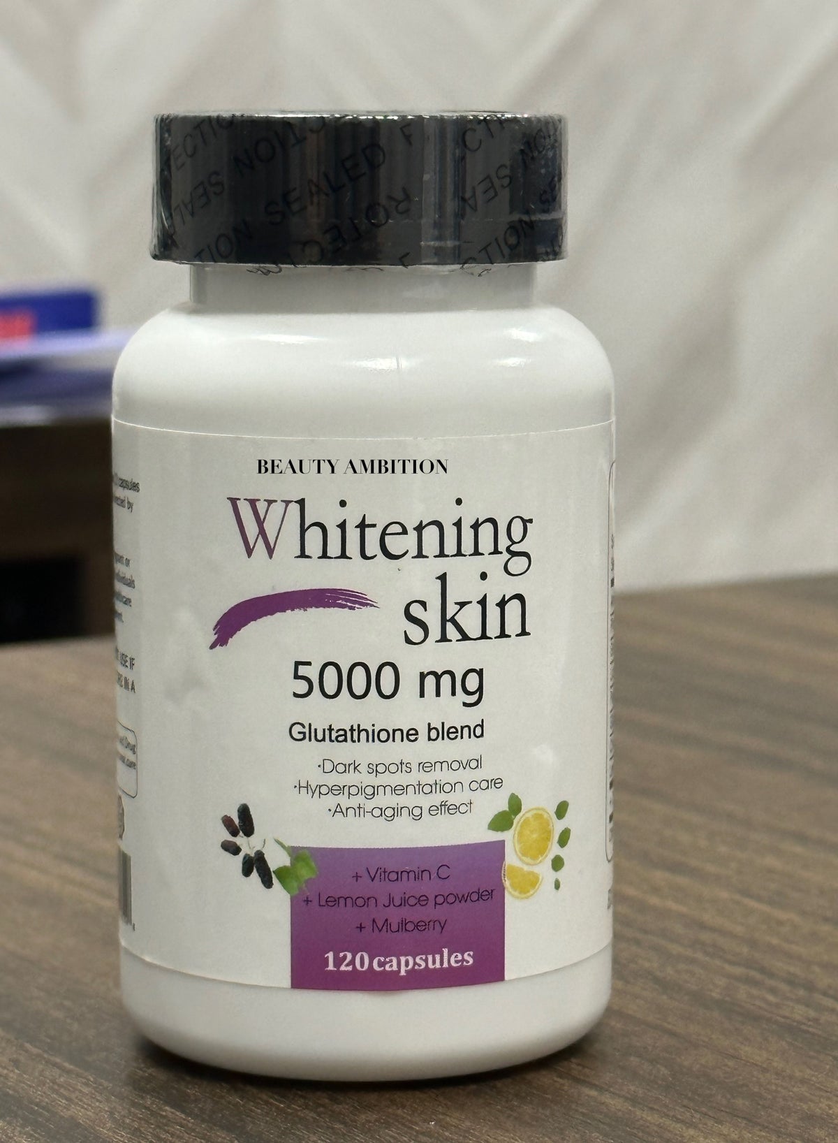BEAUTY AMBITION WHITENING SKIN GLUTATHION 5000 MG | Best Price Bahrain