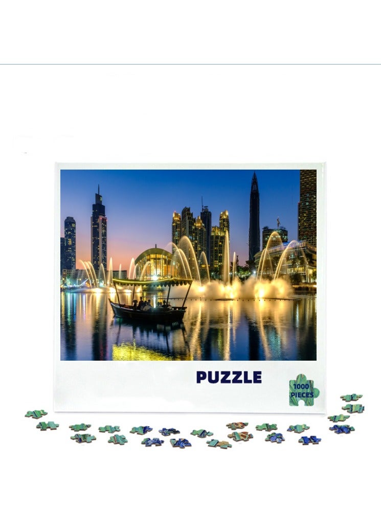 Anna 1000-Piece Scenic Puzzle for Home Decor and Leisure Activities - Image 1