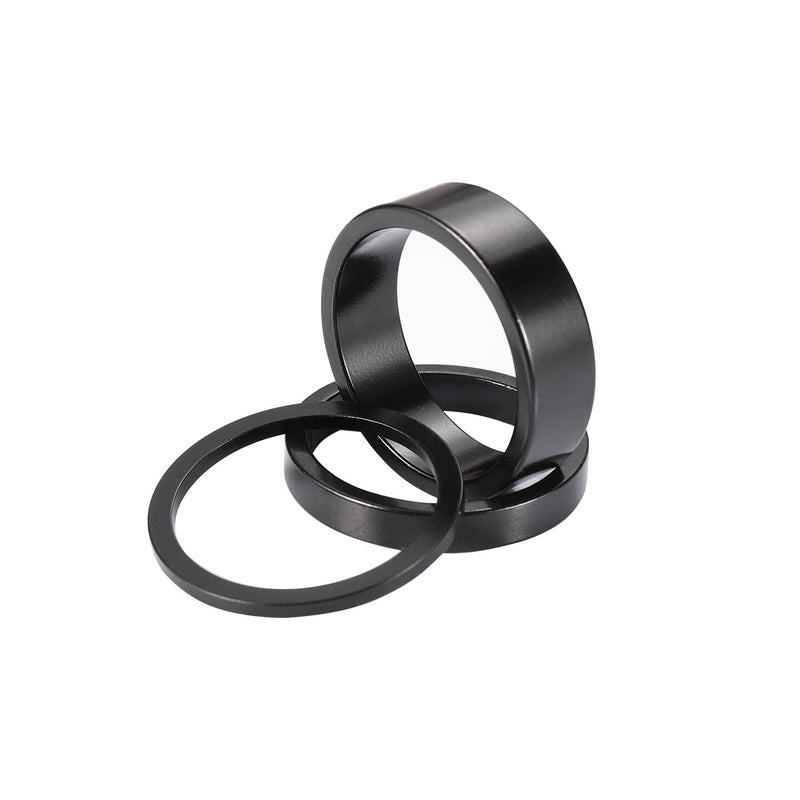 Kbrotech Bicycle Headset Spacer Aluminium Alloy Bike Stem Headset Spacers Fork Washer Fit for 1 1/8-Inch Stem 2mm 5mm 10mm (8pieces) (Aluminum Alloy) - Image 4