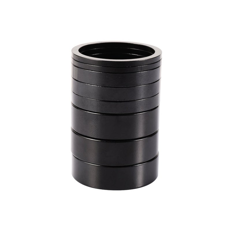 Kbrotech Bicycle Headset Spacer Aluminium Alloy Bike Stem Headset Spacers Fork Washer Fit for 1 1/8-Inch Stem 2mm 5mm 10mm (8pieces) (Aluminum Alloy) - Image 3