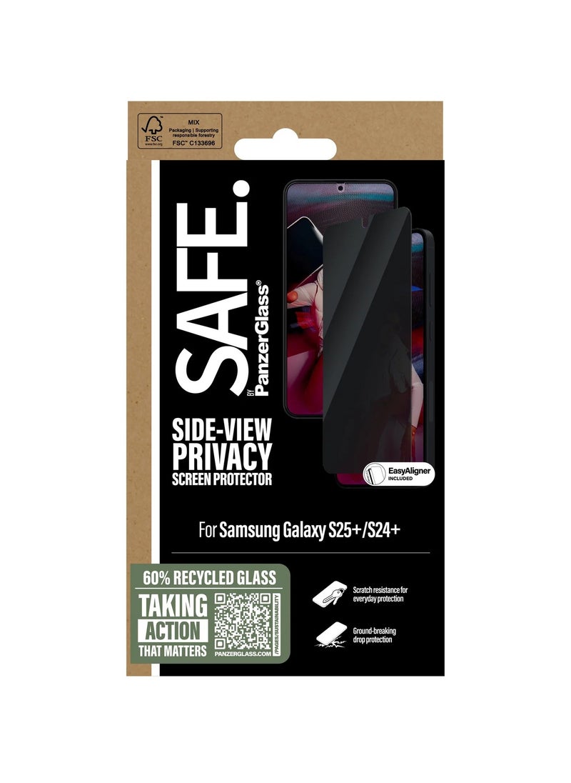 Panzer Glass Ultra Wide Fit Side View Privacy Screen Protector with Easy Aligner for Samsung S25+ & S24+