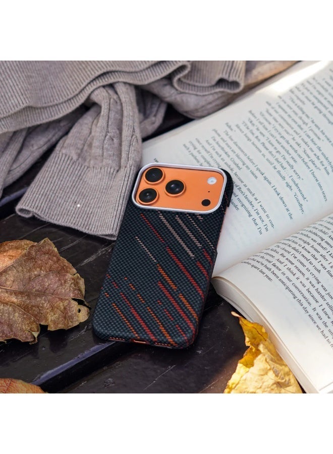 A-CASE حافظة A-Case المصنوعة من ألياف الأراميد لخريف iPhone 17 Pro Max، حافظة هاتف واقية فائقة النحافة وخفيفة الوزن، غطاء ألياف منسوج مقاوم للخدوش، تصميم بسيط – أسود - Image 5