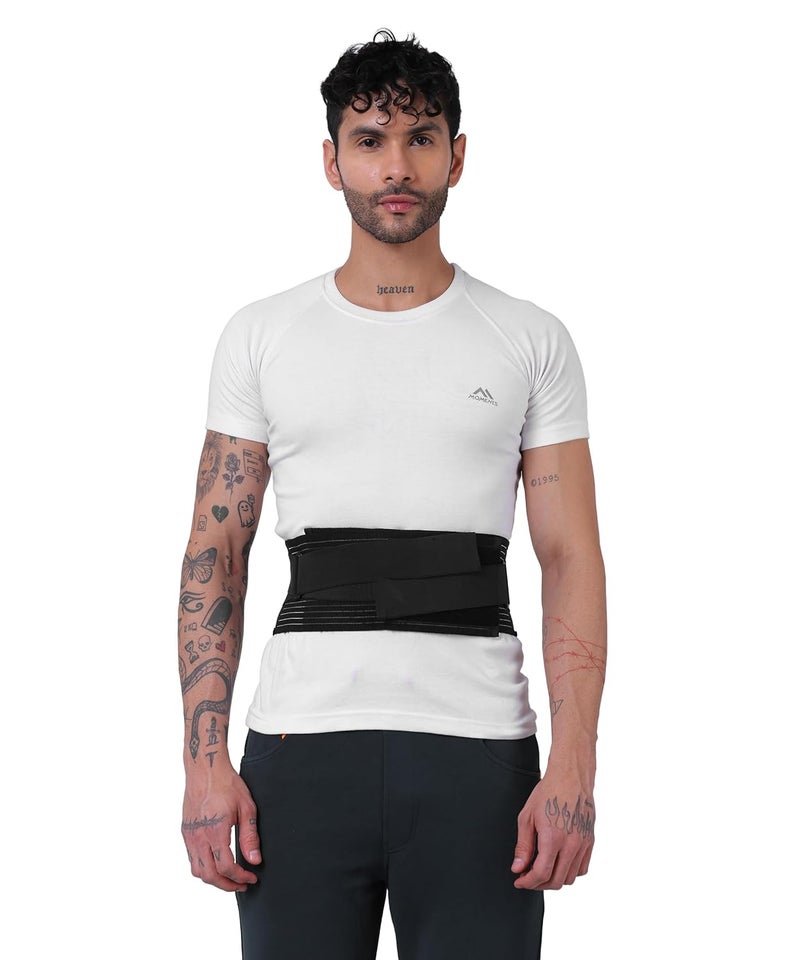 ZEDAN Orthopedic Lumbo Sacral Waist Support Belt For Lower Back Pain | For Back Pain, Posture, Spine Alignment | Adjustable Straps & Breathable Fabric | Immediate Relief from Sciatica| For Men & Women - Image 1