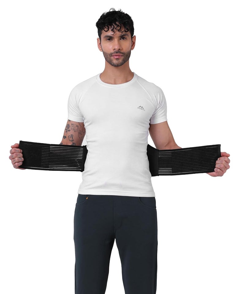 ZEDAN Orthopedic Lumbo Sacral Waist Support Belt For Lower Back Pain | For Back Pain, Posture, Spine Alignment | Adjustable Straps & Breathable Fabric | Immediate Relief from Sciatica| For Men & Women - Image 2