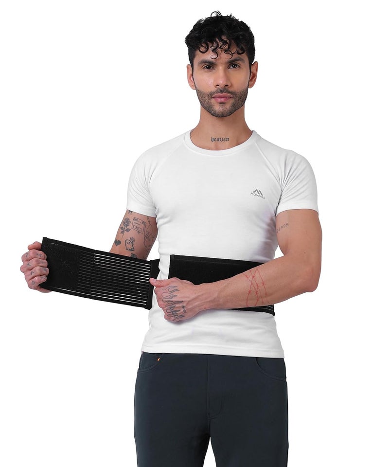 ZEDAN Orthopedic Lumbo Sacral Waist Support Belt For Lower Back Pain | For Back Pain, Posture, Spine Alignment | Adjustable Straps & Breathable Fabric | Immediate Relief from Sciatica| For Men & Women - Image 4