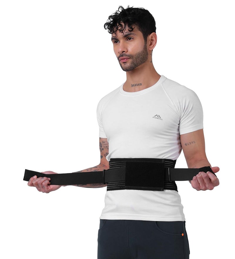 ZEDAN Orthopedic Lumbo Sacral Waist Support Belt For Lower Back Pain | For Back Pain, Posture, Spine Alignment | Adjustable Straps & Breathable Fabric | Immediate Relief from Sciatica| For Men & Women - Image 3