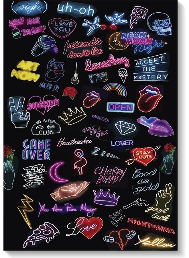 RYN Decorative Wall Art Painting Multicolour 40 x 60cm - Image 2