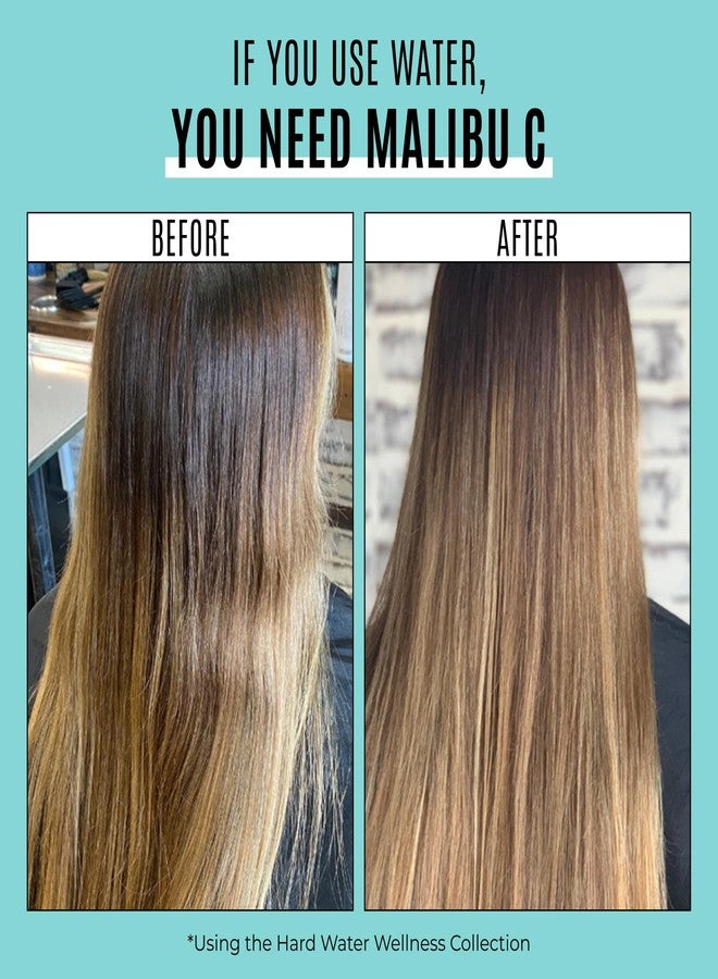 Malibu C Hard Water Hair Conditioner for Build Up - Travel Size, Sulfate Free Moisturizing Formula for Dry Damaged Hair - Shields Against Minerals, Infuses Moisture, Restores Shine - Vegan, 9oz - Image 4