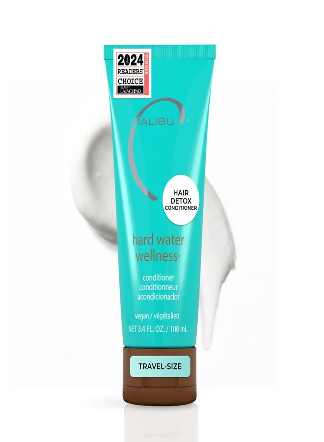 Malibu C Hard Water Hair Conditioner for Build Up - Travel Size, Sulfate Free Moisturizing Formula for Dry Damaged Hair - Shields Against Minerals, Infuses Moisture, Restores Shine - Vegan, 9oz - Image 1