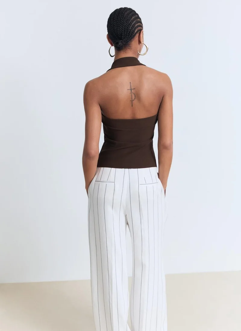 مانجو Halter-Neck Top