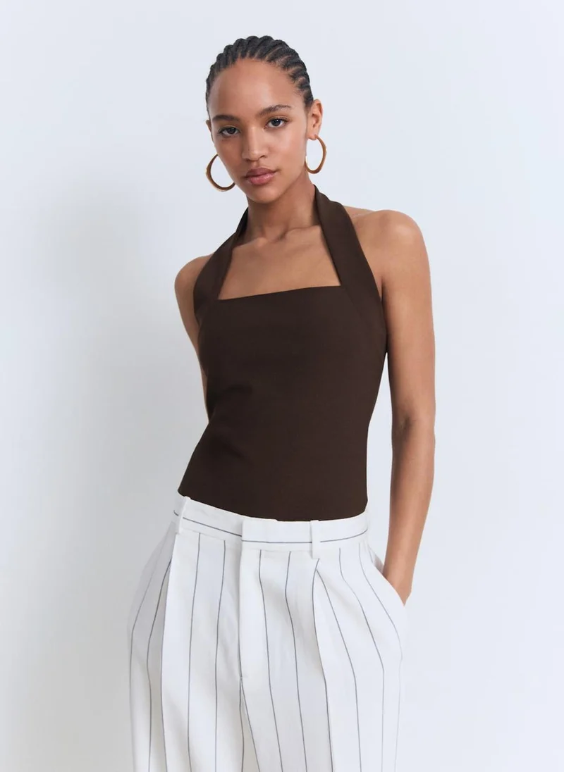 مانجو Halter-Neck Top