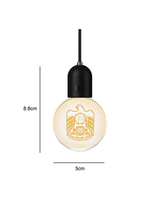 مصباح LED محيطي صغير قابل للتعليق للسيارة مع شعار مخصص – إضاءة ديكور داخلية قابلة لإعادة الشحن عبر USB – زينة تعليق للسيارة - Image 5
