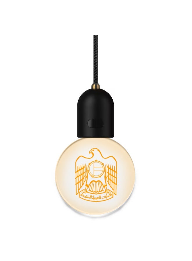مصباح LED محيطي صغير قابل للتعليق للسيارة مع شعار مخصص – إضاءة ديكور داخلية قابلة لإعادة الشحن عبر USB – زينة تعليق للسيارة - Image 1