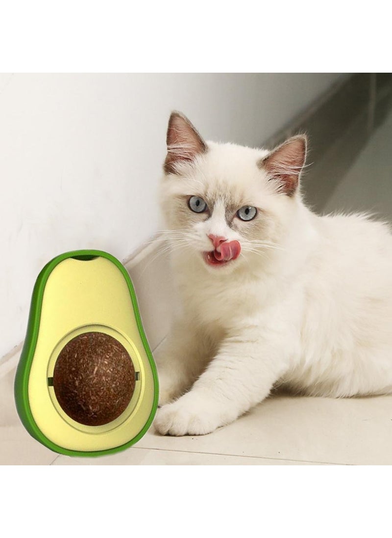 Demdem - Avocado Rotating Catnip Cat Mint Play Ball Natural Catnip Cat Toy - Image 1
