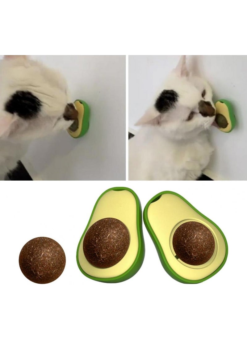 Demdem - Avocado Rotating Catnip Cat Mint Play Ball Natural Catnip Cat Toy - Image 1