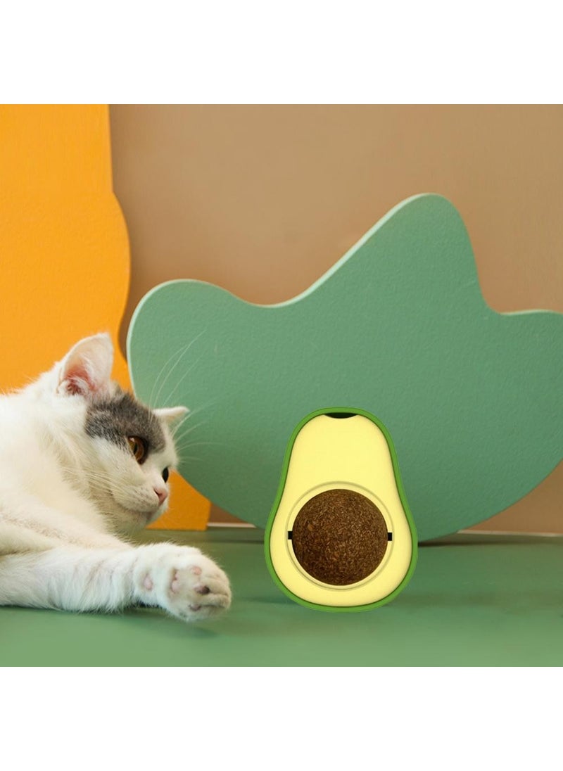 Demdem - Avocado Rotating Catnip Cat Mint Play Ball Natural Catnip Cat Toy - Image 1