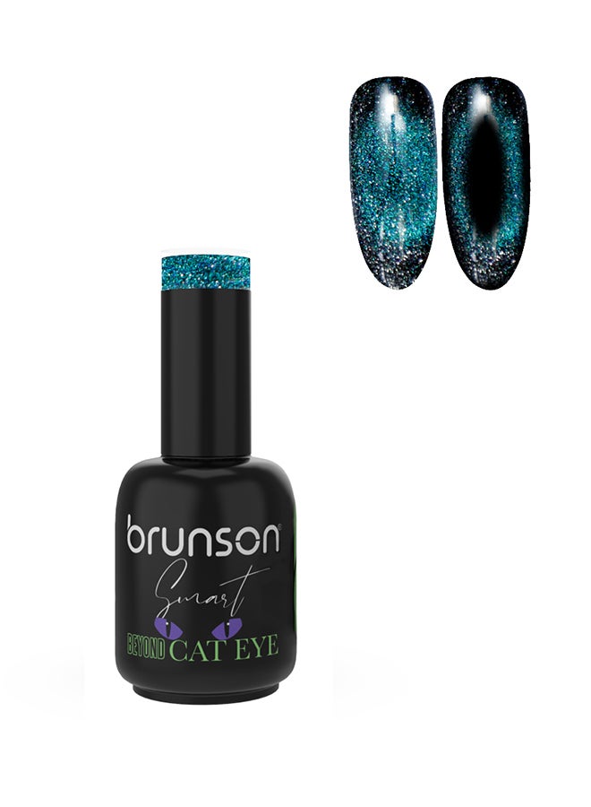 Gel Nail Polish 15ml Smart Beyond Cat Eye Gel Polish Glossy Shine Finish Long Lasting Sparkle UV Soak off Gel Nail Polish for Nail Art French Manicure Pedicure Salon Quality Chip Resistant Gel Nail