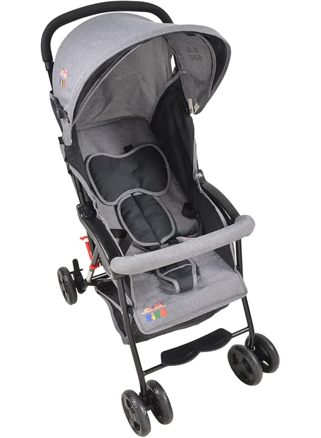 Kiko Stroller For Newborn Baby Grey - Image 4