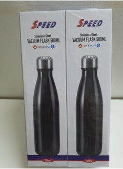 Speed 500ml water bottle (Quantity: 2pcs), made of stainless steel, vacuum insulated, keeps hot and cold, can be used in gyms and other places.  - Image 3
