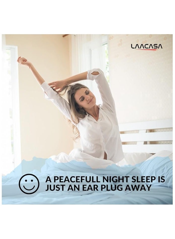 ARNOTEC - 3 Pairs Reusable Ultra Soft Silicone Earplugs for Sleep, 27dB SNR Waterproof Noise Cancelling, Earplugs for Sleeping, Shooting Range, Swimming, Snoring, Airplanes, Work and Study. - Image 1