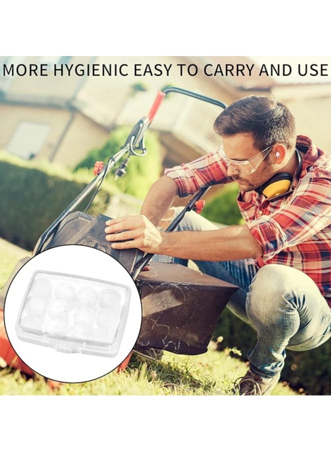 ARNOTEC 6 Pairs Reusable Ultra Soft Silicone Earplugs for Sleep, 27dB SNR Waterproof Noise Cancelling, Earplugs for Sleeping, Shooting Range, Swimming, Snoring, Airplanes, Work and Study. - Image 5