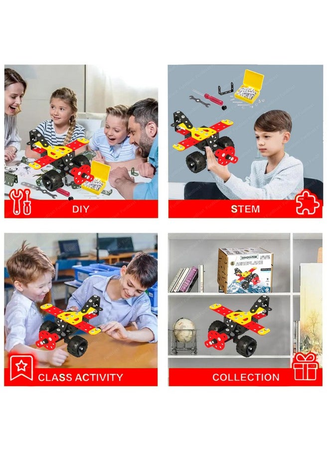 FunBlast FunBlast Aeroplane Blocks for Kids - 93 Pcs Building and Assembling Block Brick Educational STEM Toys, DIY Puzzle Blocks Bricks Toys for 3+Years Kids  - Image 5