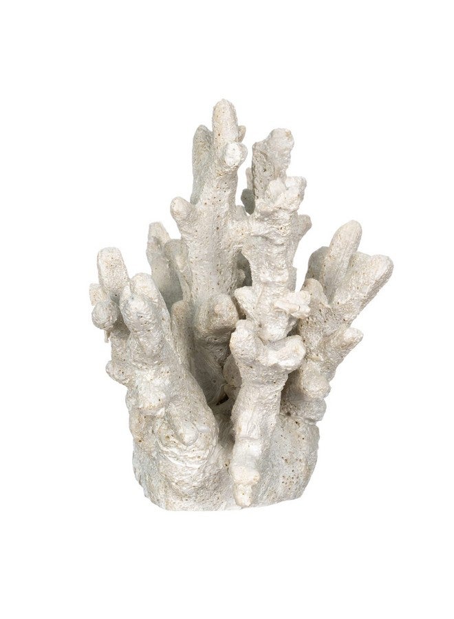 Nautical Crush Trading White Coral Décor - Beach Home Décor - Faux Coral Reef Décor 6.5” X 5” X 5.5” - Resin Coral Décor - White Coral Decoration - Coral Branch Décor - Coral Home Decoration - Image 3