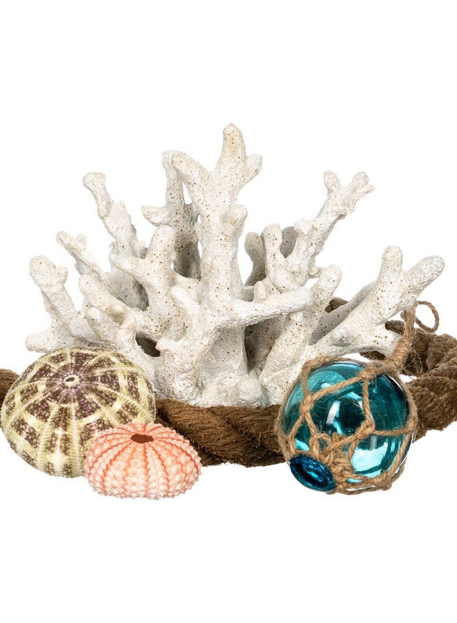 Nautical Crush Trading White Coral Décor - Beach Home Décor - Faux Coral Reef Décor 6.5” X 5” X 5.5” - Resin Coral Décor - White Coral Decoration - Coral Branch Décor - Coral Home Decoration - Image 5