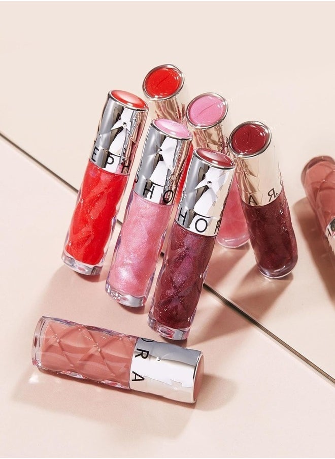 SEPHORA - SEPHORA COLLECTION Outrageous Plump Effect Gloss 09 Dazzling Plump - shimmer plum   5ml – High-Shine, Hydrating & Volumizing Lip Plumper - Image 1