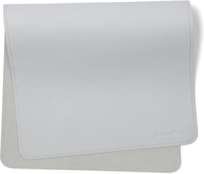 Ava + Oliver Vegan Leather Baby Changing Mat - Image 1