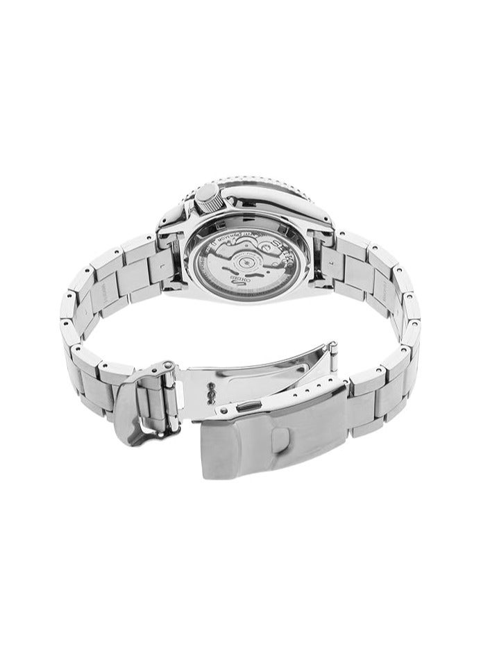سيكو Seiko 5 SRPD55K1 Sports Black Dial Automatic Stainless Steel Men’s Watch - Image 3