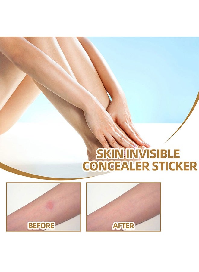 Jaysuing - Tatto cover up, Ultra-Thin Flaw Concealer Sticker Patch Skin Concealing Tape, Thin tattoo cover up tape for unisex, Tattoo Cover Up Makeup Waterproof for Covering Up Scars and Tattoo 10Pcs 60 patch - Image 1