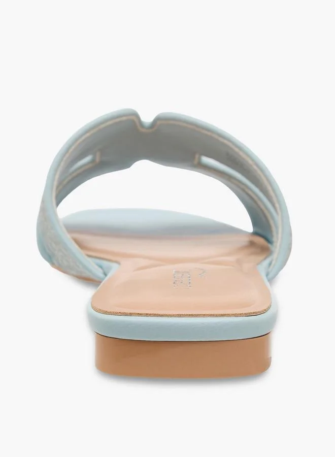 Celeste BLUE Women Slip-On Sandals for Women | Best Price UAE