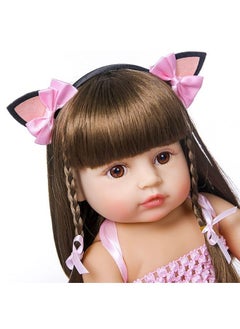 Beauenty Reborn Baby Doll 22 inch Realistic Newborn Baby Dolls for Age 3+ (Pink)  - Image 4