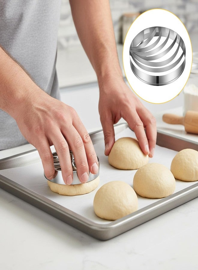 HaiFafafaing Stainless Steel Mexican Bread Mold, Concha Cutter, Pig Cookie Cutter Set, Kitchen Tool For Bread, Cookie, Cake, Biscuit - Image 5