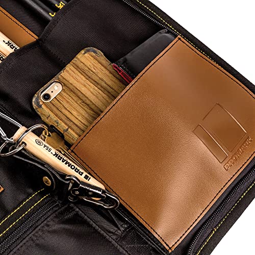 ProMark Drum Stick Bag - Transport Deluxe Drumstick Holder - Drum Sticks Holder Made from Weatherproof Ballistic Nylon and Synthetic Leather - Drumstick Bag Mounts to Tom Drum - Image 3