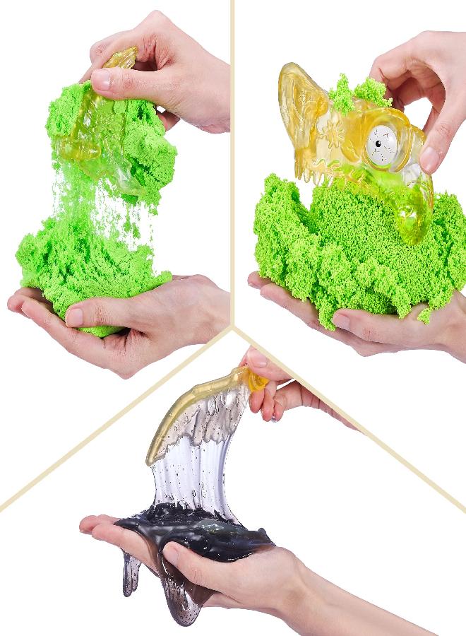 SMASHERS Smashers Dino Island Giant Skull (T-Rex) by ZURU, Easter Basket Stuffers, with Over 30 Surprises, Mini Eggs and Figurines, Prehistoric Discovery Toy, Dinosaur Toys, Slime, Sand and More Age 5+  - Image 4