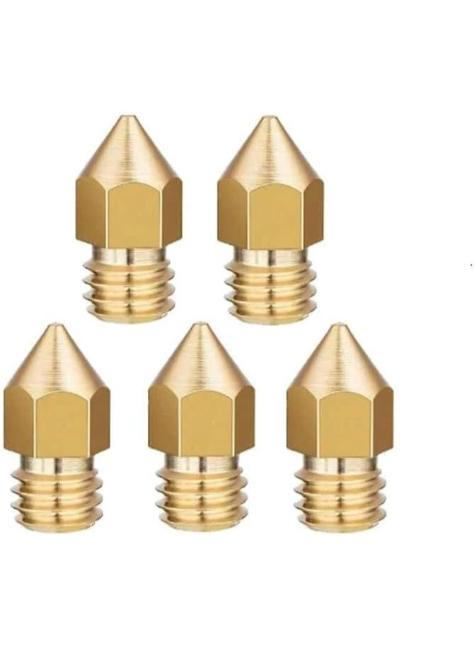 3D Printer MK8 Extruder Brass Nozzle, 0.4mm, 2 Pieces