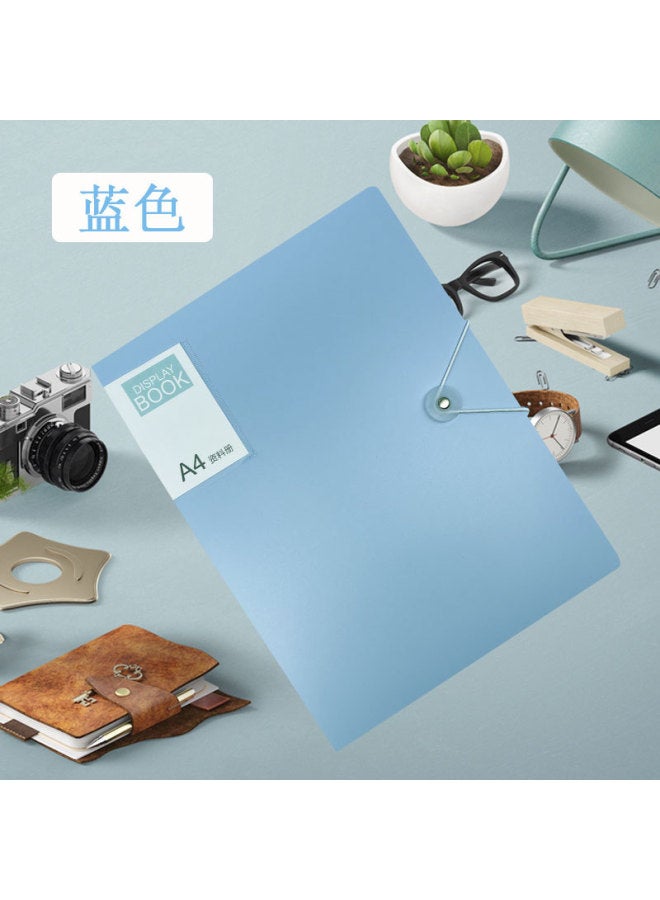 هاويماي ملف A4 لتخزين الكتب، حقيبة متعددة الطبقات لتخزين الأوراق والاختبارات، دفتر معلومات، لوازم طلابية ومكتبية بألوان موراندي - Image 1