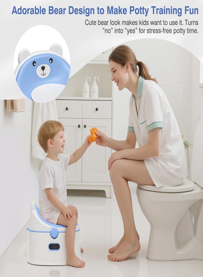 MoreFeel 3-in-1 Toddler Potty Training Toilet for Boys & Girls - Convertible Potty Chair with Step Stool for Toddlers 1-3, Anti-Slip Design Toddler Toilet Seat - Removable & Easy to Clean - Image 3